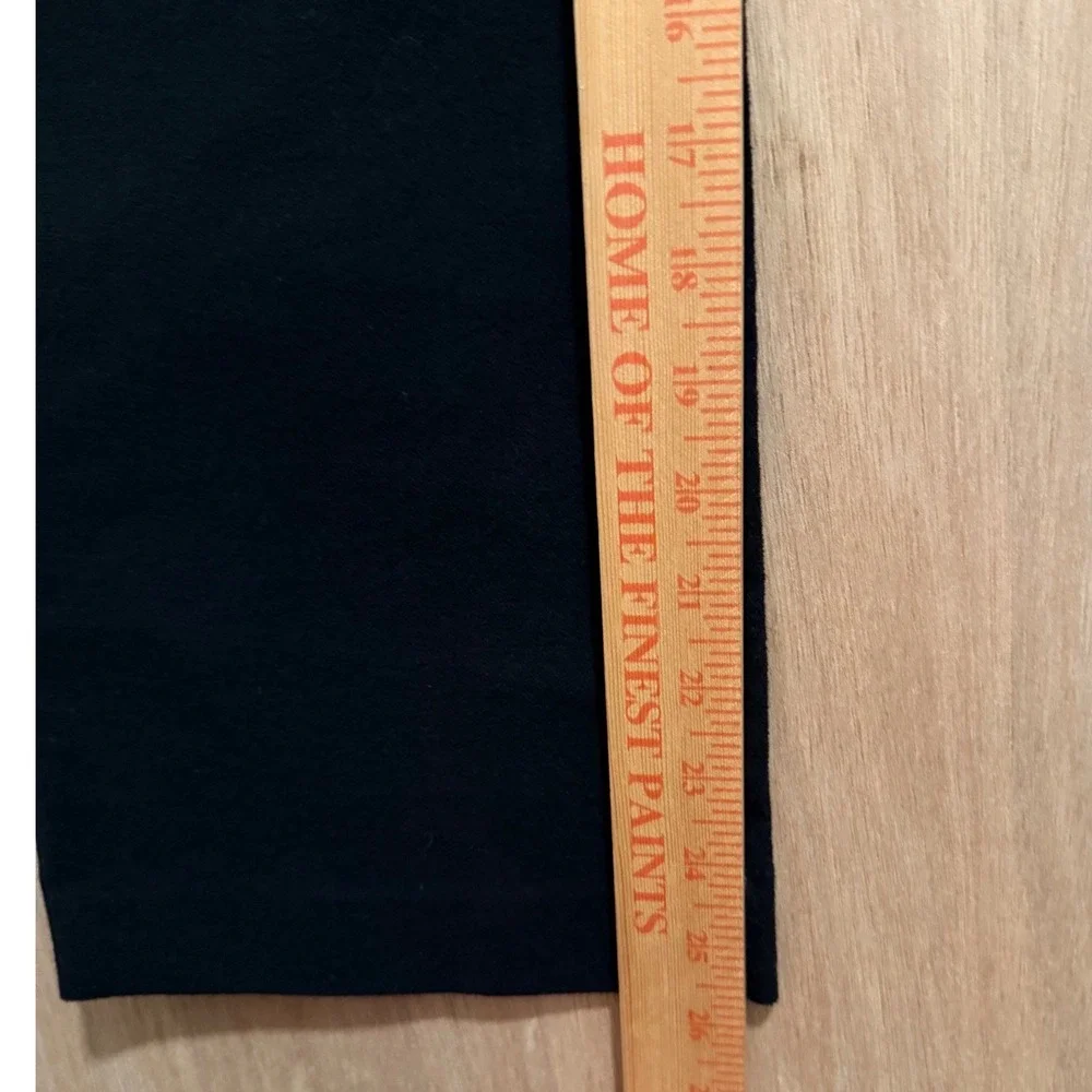 Theory Womens Black Moleskin Twill Crop Pant Straight Leg Size 8 J0804215 NWT